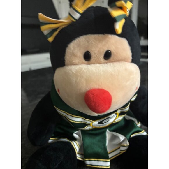Build-A-Bear Ladybug Plush W/ NFL Green Bay Packers Cheerleader Outfit & Bow 16” - Picture 4 of 16
